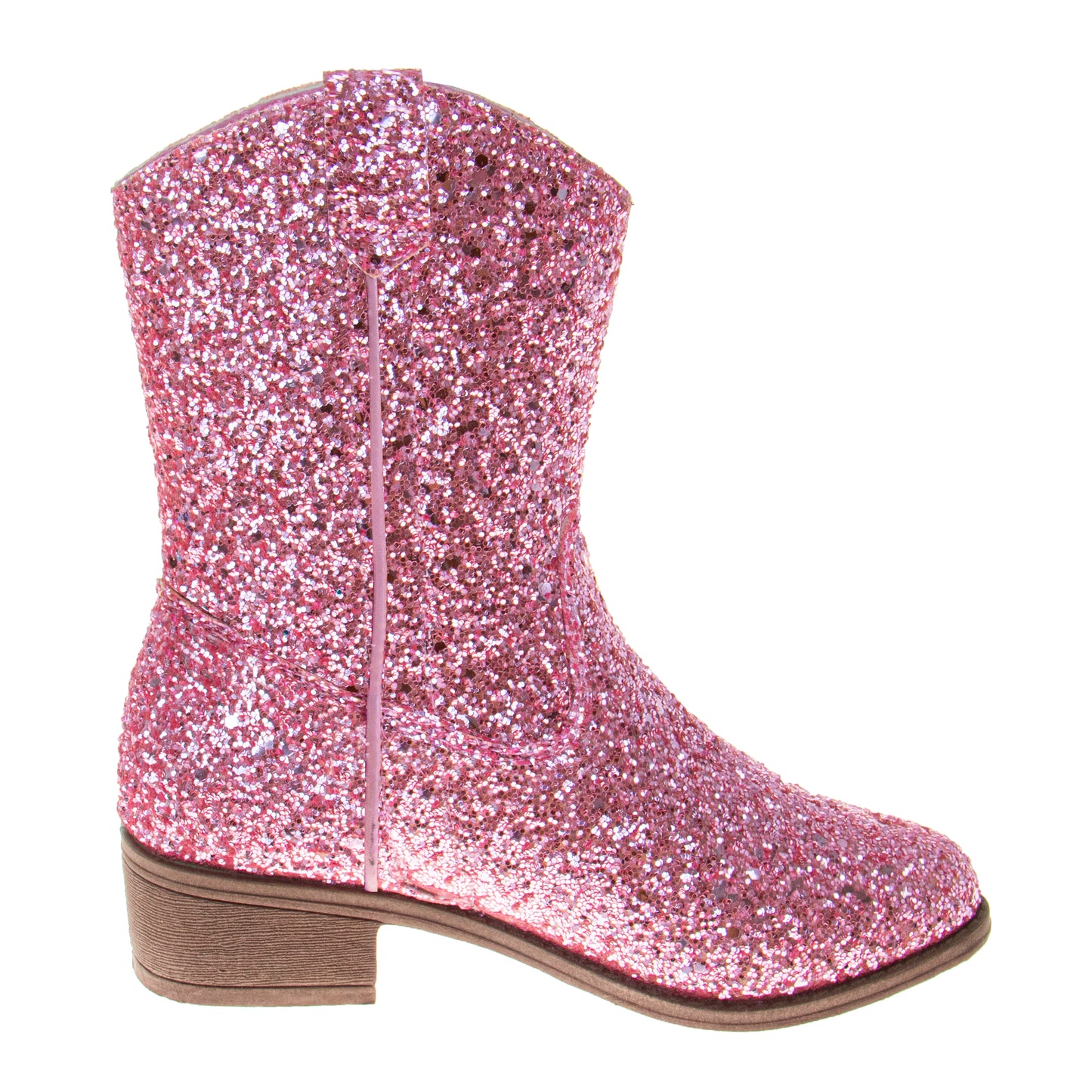 Kensie Girl Glittery Western Boots Girls'  Sparkly Glitter Western Style Fashion Forward Durable Comfort Fit (Little Kid / Big Kid)