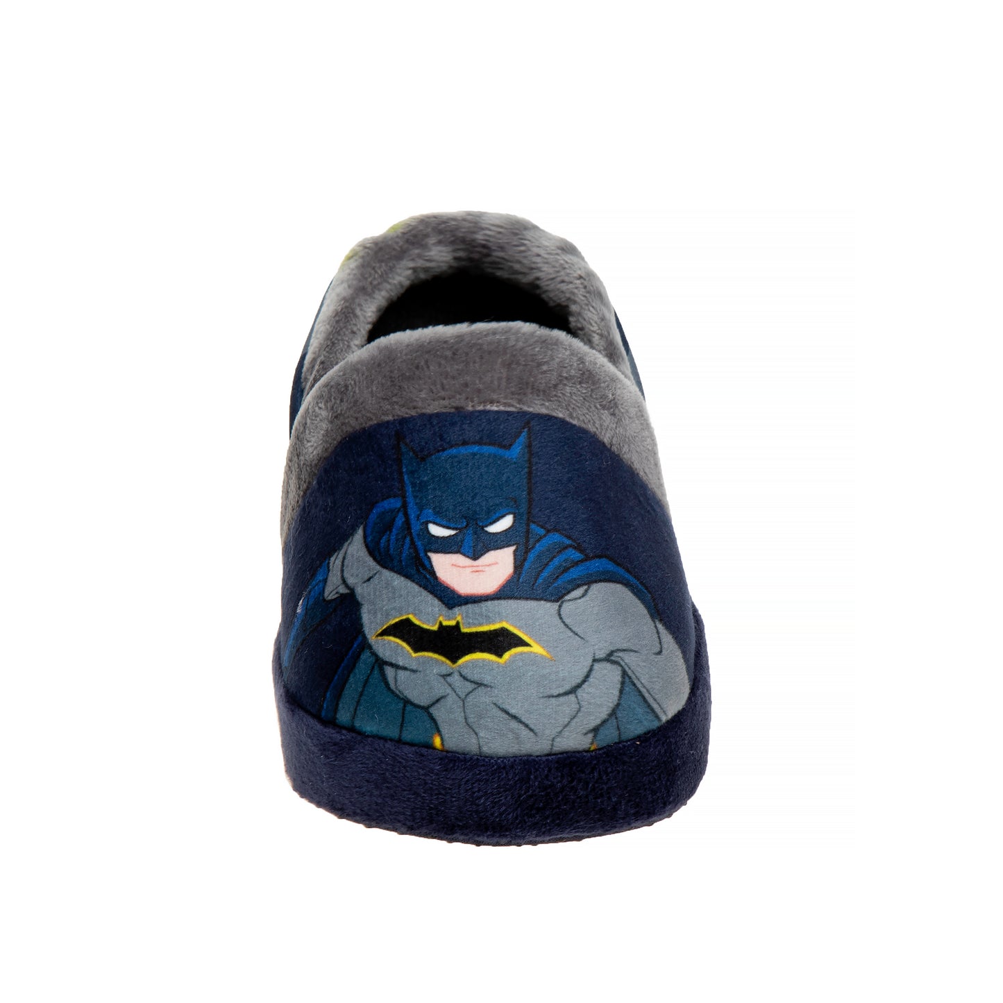 Josmo Boys' Batman Toddler Slipper Dark Knight Superhero Lightweight Comfort Soft Aline Plush House Shoes