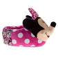 Disney Minnie Mouse 3D Girls Slippers  Minnie's Bow Plush Warm Soft Aline Comfy Lightweight House Shoes (5-10 toddler)