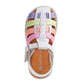 Laura Ashley Sandals Girls'  Stylish Easy On/Off Comfort Fit Summer Ready Durable Adjustable Strap (Toddler)
