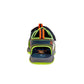 Disney Pixar Toy Story Woody Buzz Summer Boys Sandals with Lights - Beach Pool Water Open Toe slides Adjustable - Green Navy (Toddler)