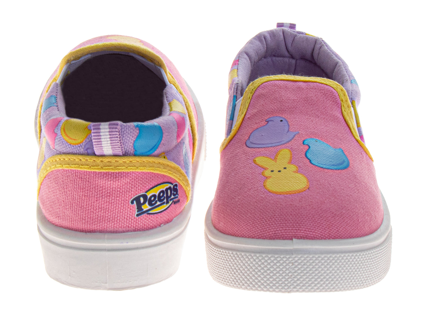 Peeps Canvas Sneakers for Girls - Durable Casual Breathable Fashion Lace-Up (Little Kid / Big Kid)