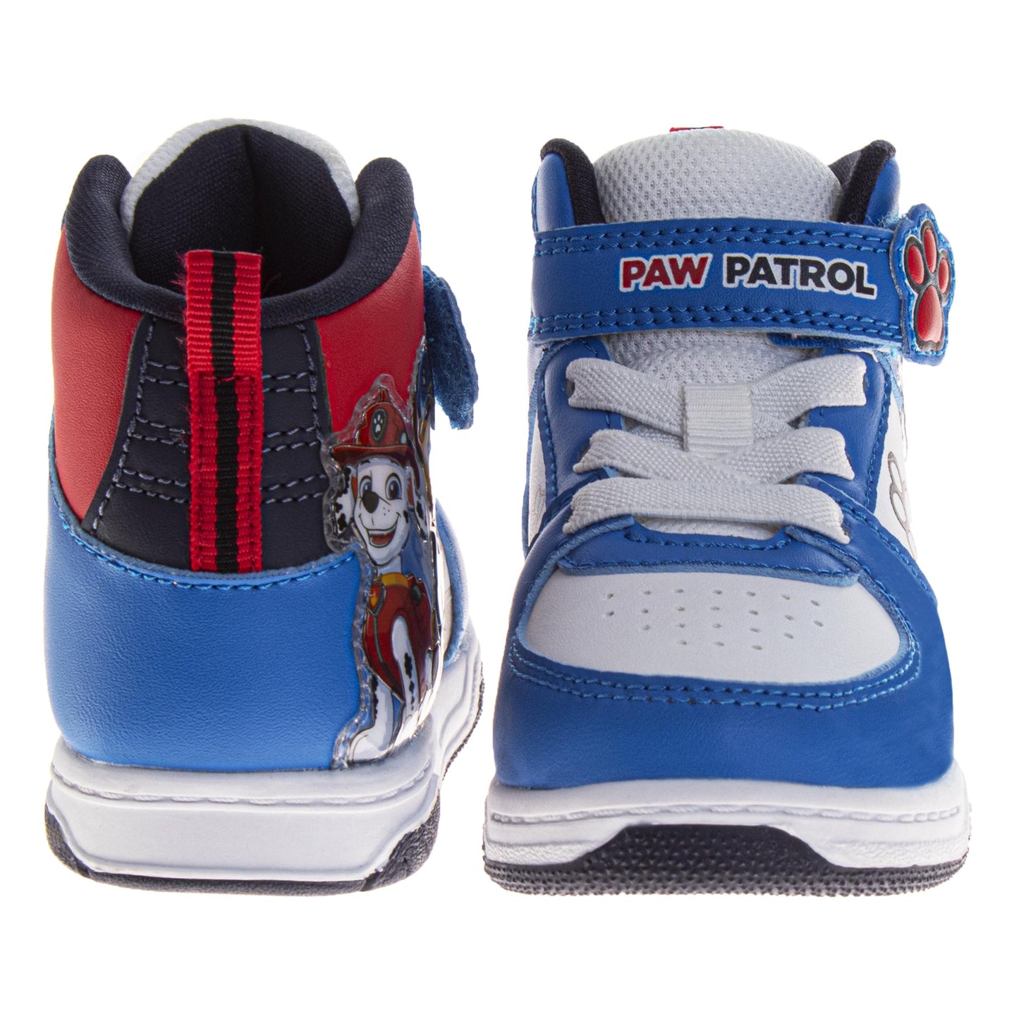 Paw Patrol Boys High Top Sneakers Hook and Loop with Lace-Up (Little Kid)