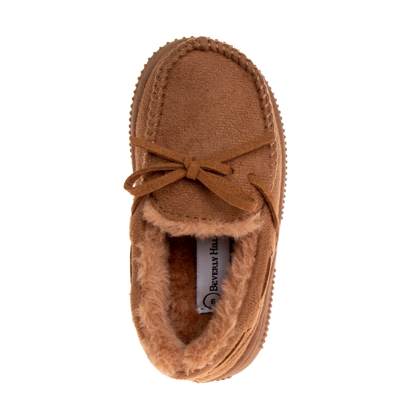 Beverly Hills Polo Club Moccasins Slippers Boys  Classic Fuzzy Lining Cozy Indoor/Outdoor Sole SlipOn Comfort (Little Kid / Big Kid)