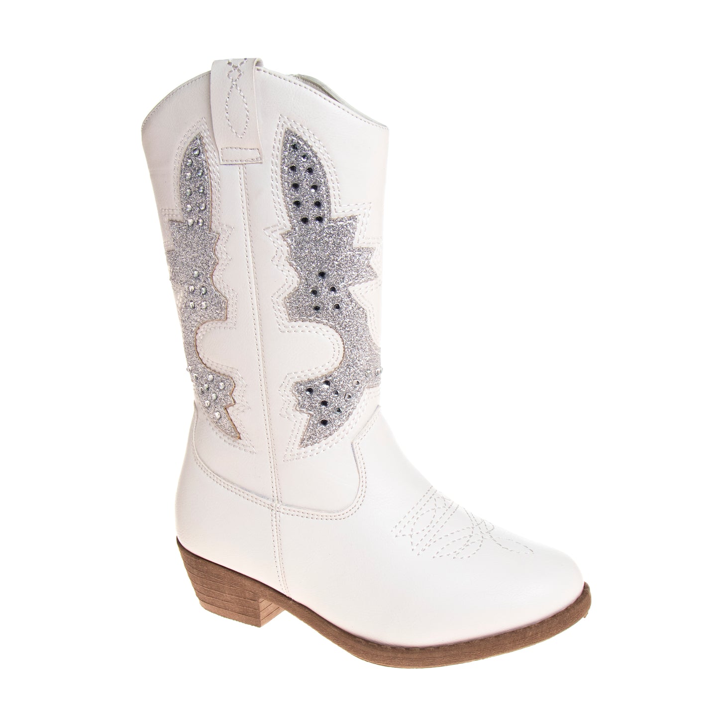 Kensie Girl Cowgirl Boots Girls'  Western Style Fashion Forward Stylish Comfort Fit Durable (Little Kid)