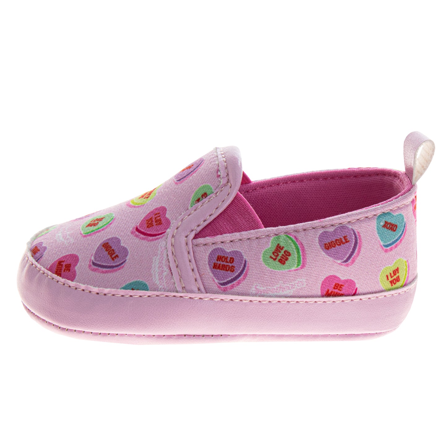 Sweethearts Conversation Hearts SlipOn Shoes Baby Girl's  Adorable Easy On/Off NoLace Design Sweet Design Casual Comfort (Big  Kids)