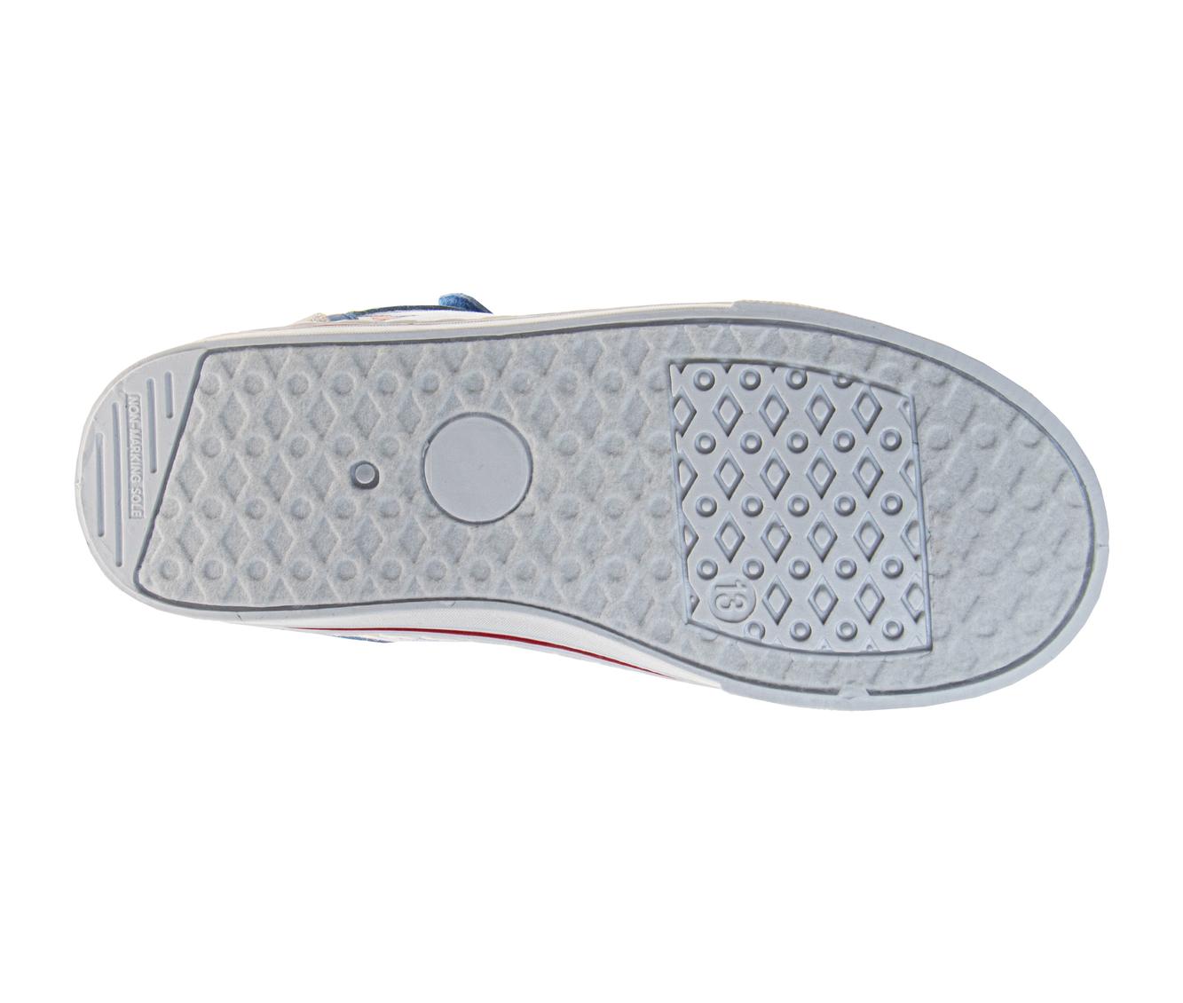 Sonic The Hedgehog Boys' Hook and Loop Hi-Top Canvas Sneakers
