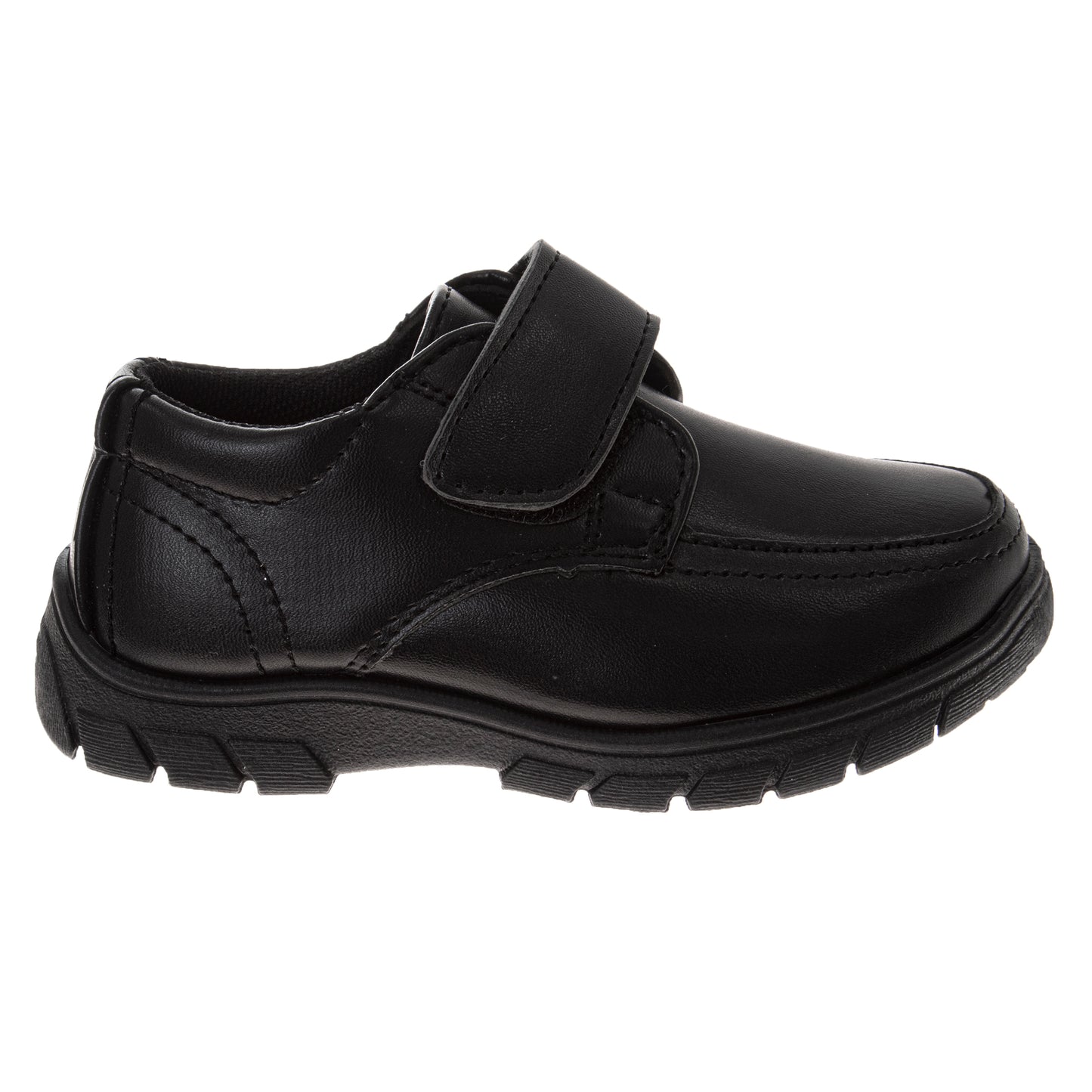 French Toast Classic School Shoes Boys  Uniform Approved Durable Everyday Wear Velcro Closure Comfort Fit (Toddler / Little Kid)