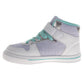 Hello Kitty Girls High Top Sneakers Hook and Loop with Lace-Up (Big Kid)