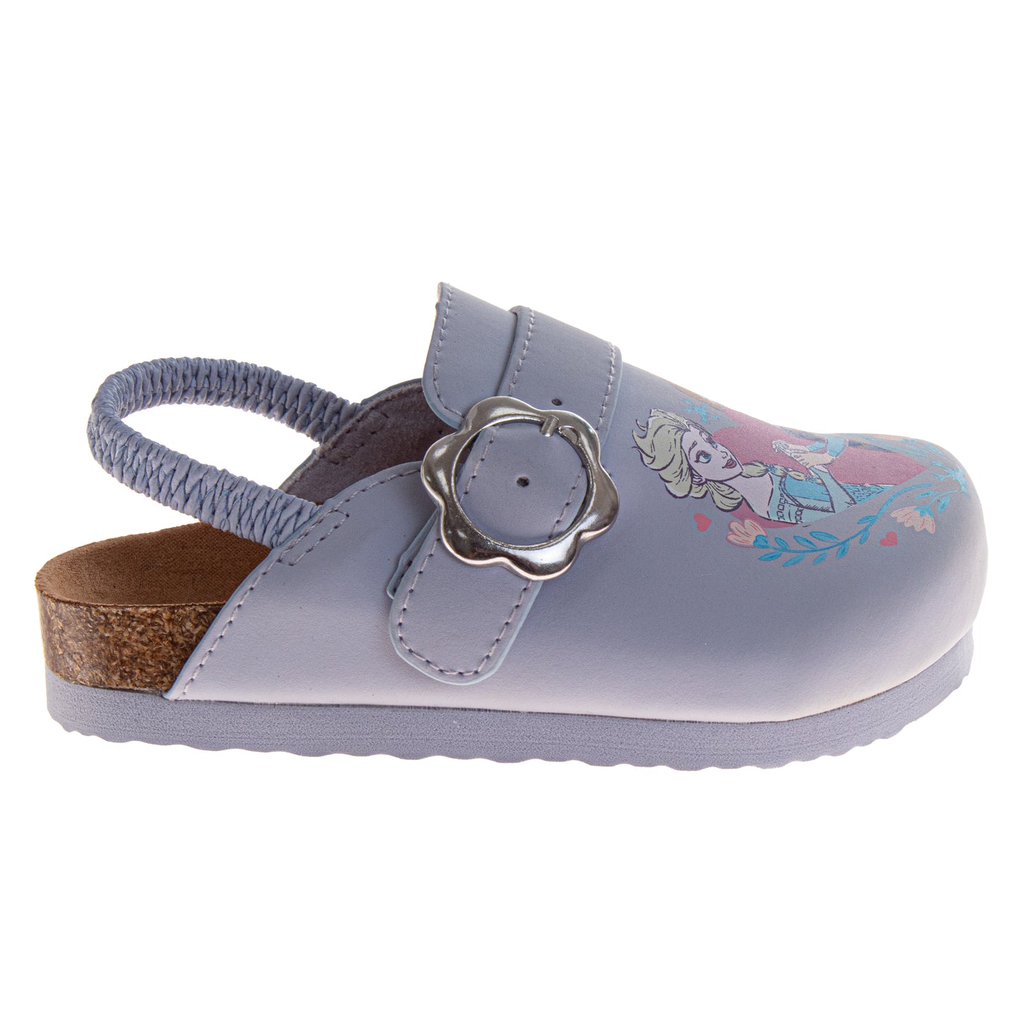 Disney Frozen Anna and Elsa Girls' Clogs  SlipOn, Cork Clogs, and Mule Sandals (Toddler / Little Kid)