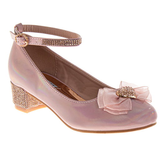 Badgley Mischka Dress Shoes Girls Sparkle Formal Occasion Fashion Forward Comfort Fit (Little Kid / Big Kid)