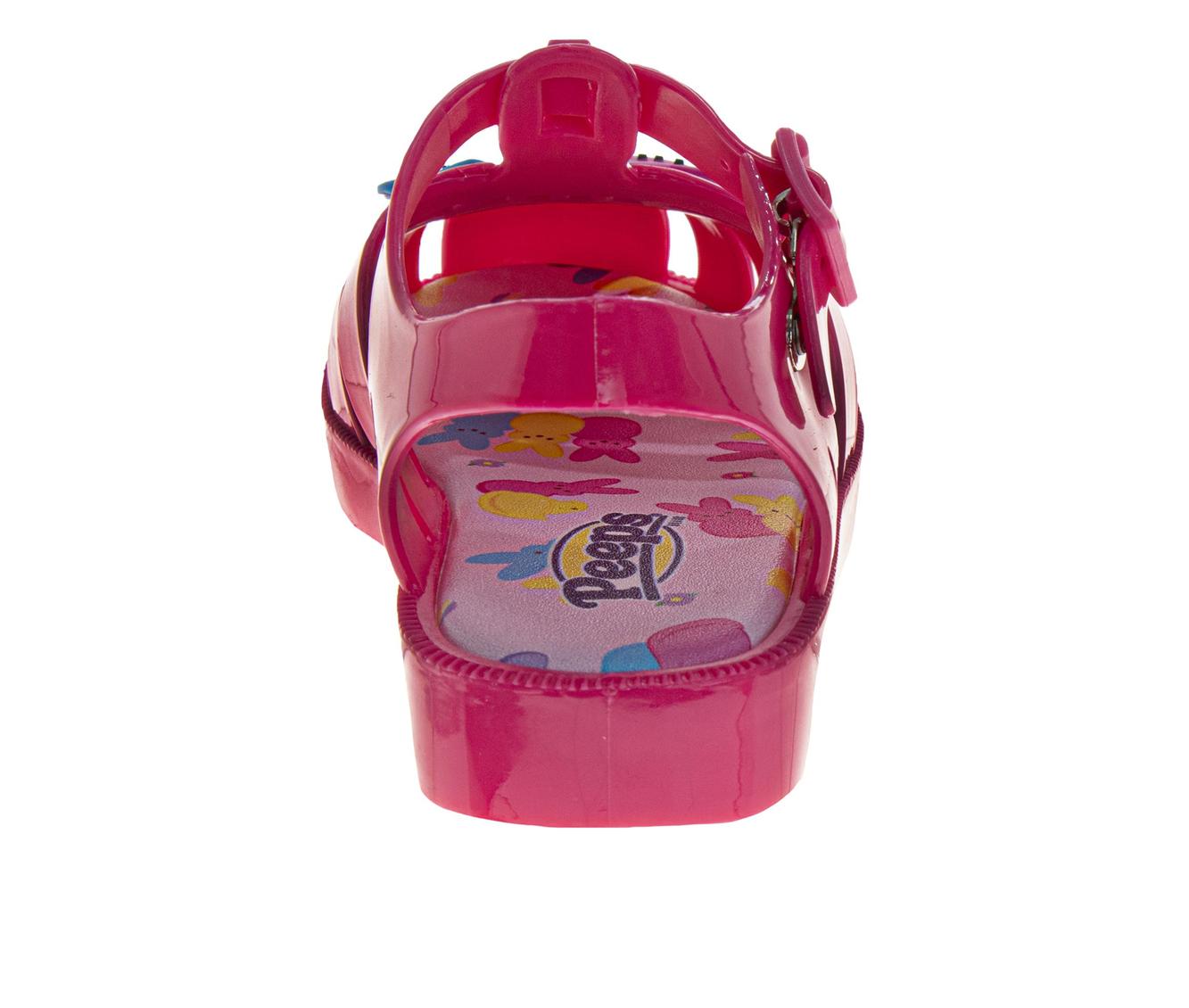 Peeps Jelly Sandals for Girls' - Waterproof Slip-On Casual Comfortable Dual Size (Toddler / Little Kid)