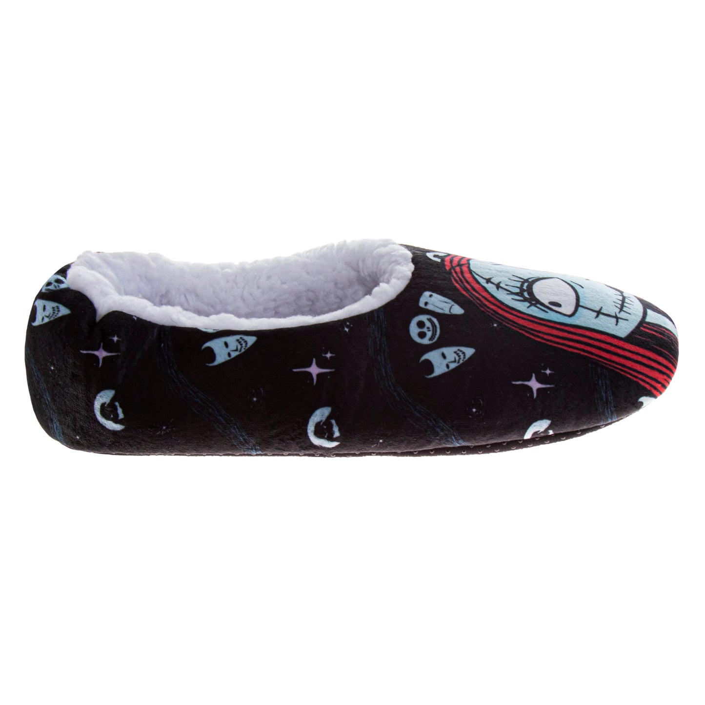Disney Nightmare Before Christmas Slippers for Women's  Jack and Sally Cushioned Plush Home Wear Warm (Women’s / Adult)