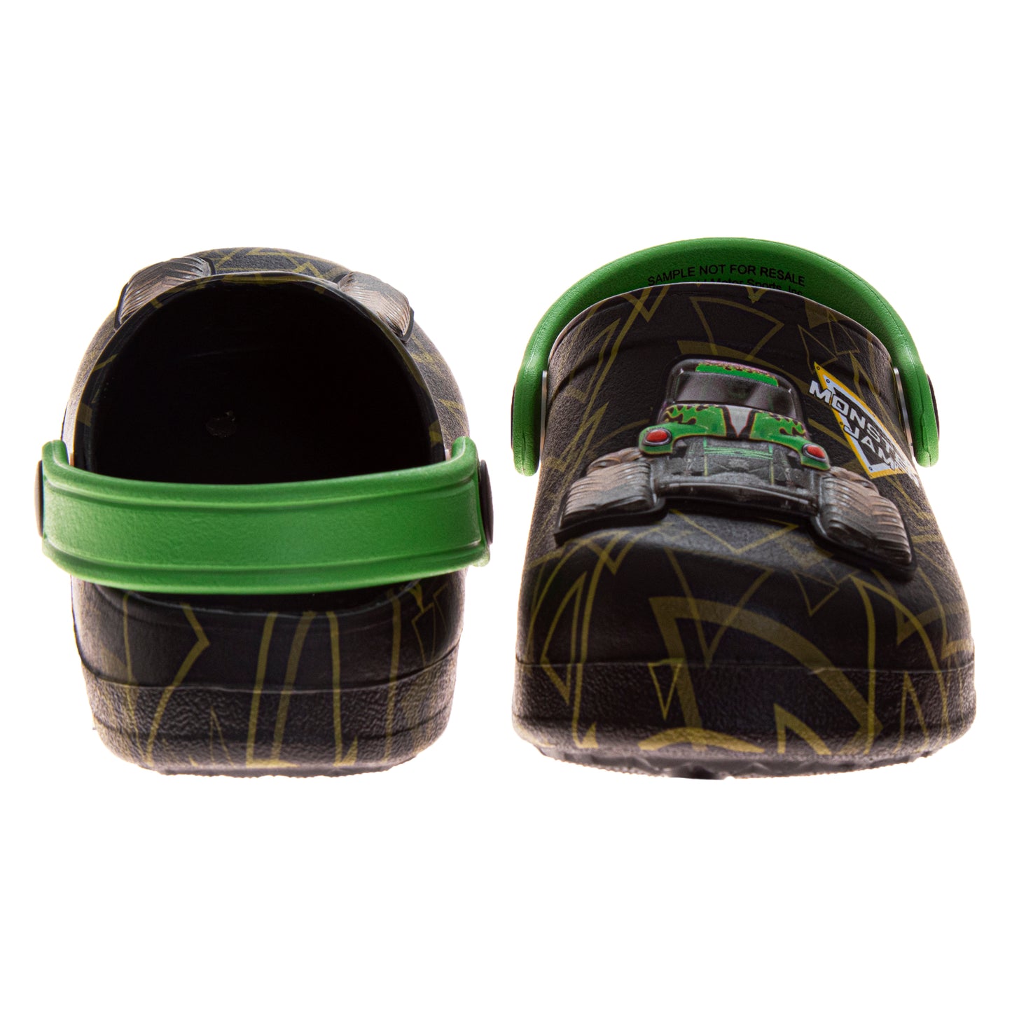 Monster Jam Boys Grave Digger Slip-On Clogs with Back Strap (Toddler)