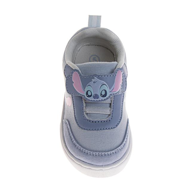 Disney Stitch Design Casual Sneakers Girls  Cute Alien Everyday Wear Comfortable Durable Canvas Easy On/Off (Toddler / Big Kid)