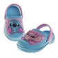 Disney Girls Stitch and angel Slip-On Clogs and Back Strap (Toddler)