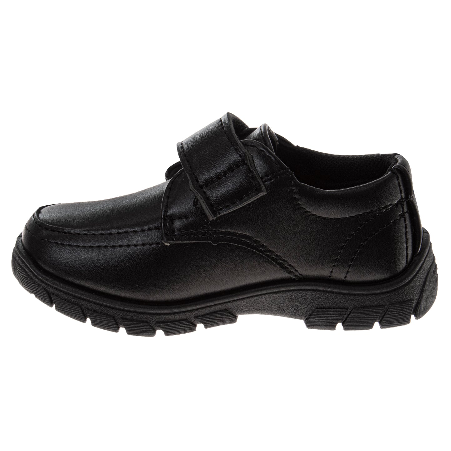 French Toast Classic School Shoes Boys  Uniform Approved Durable Everyday Wear Velcro Closure Comfort Fit (Toddler / Little Kid)