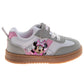 Disney Minnie Mouse Court Sneakers Girls  Polka Dot Athletic Running Hook and Loop Comfort Fit (Toddler / Little Kid)