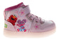 Sesame Street High Top Girls' Sneakers Light Up Comfortable Velcro Closure (Toddler/Little Kid)