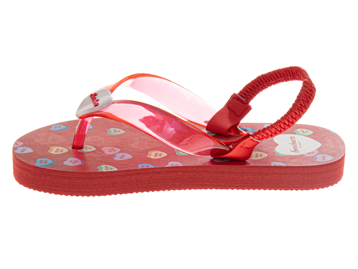 Sweet Heart Toddler Flip Flops Slip-On Beach, Pool Sandals with Strap Slip-Resistant (Sizes 6–11 Toddler)