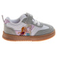 Disney Frozen Design Sneakers Girls  Elsa & Anna Glitter Detail Athletic Running Adjustable Strap (Toddler / Little Kid)