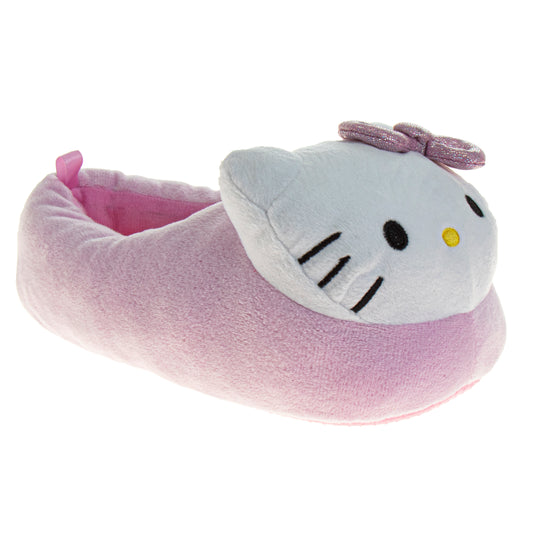Sanrio Hello Kitty Slippers for Women's  3D Design Dual Size Cozy Soft Indoor (Women’s / Adult)