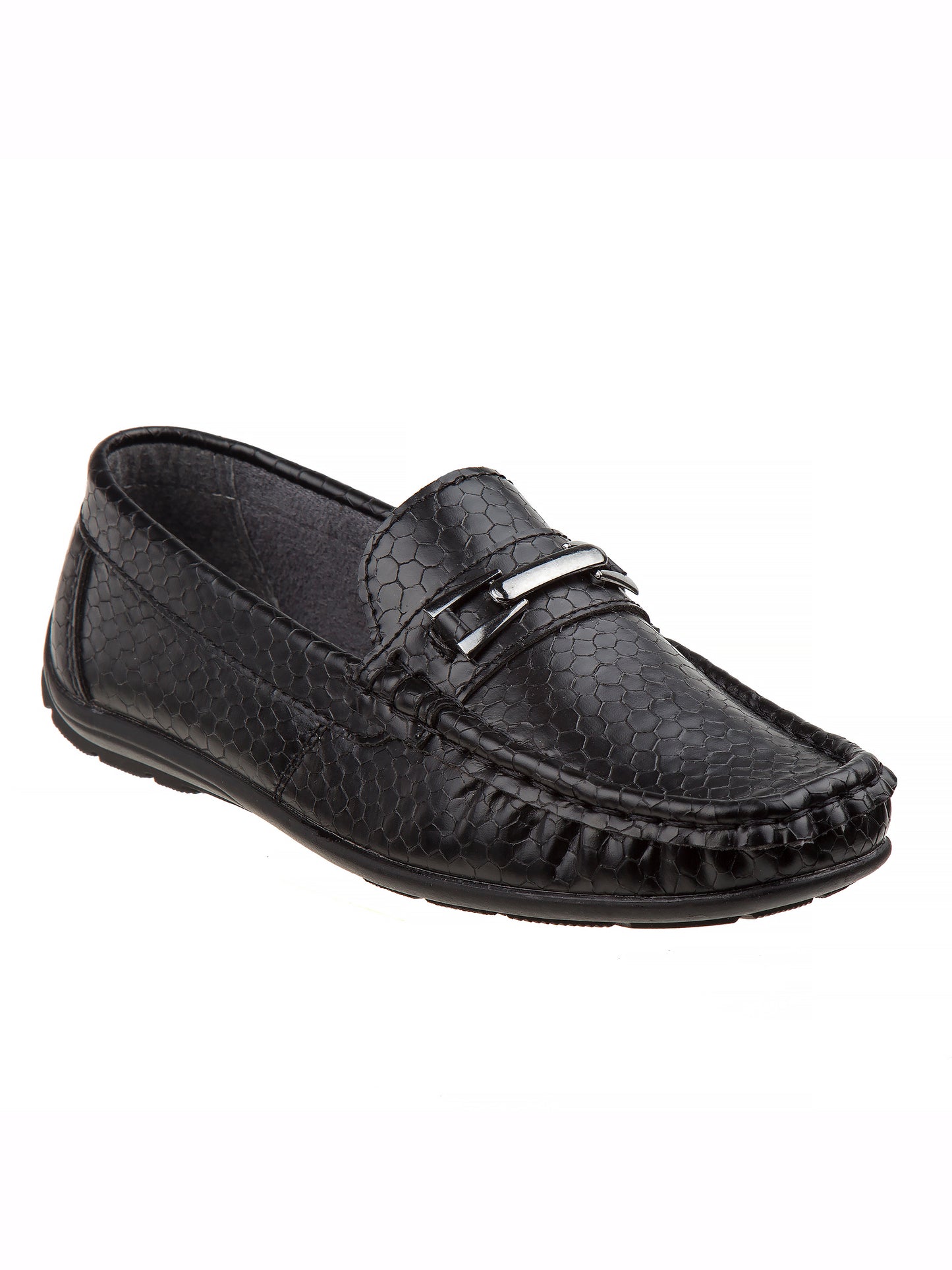 Josmo Boys’ Shoes: Stylish Casual Leatherette Moccasin Driving Loafers ( Toddler)