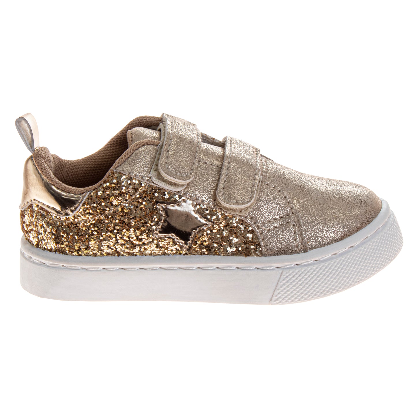 Laura Ashley Girls' HookandLoop Sneakers  Stylish and EasytoWear Footwear (Toddler / Little Girl)
