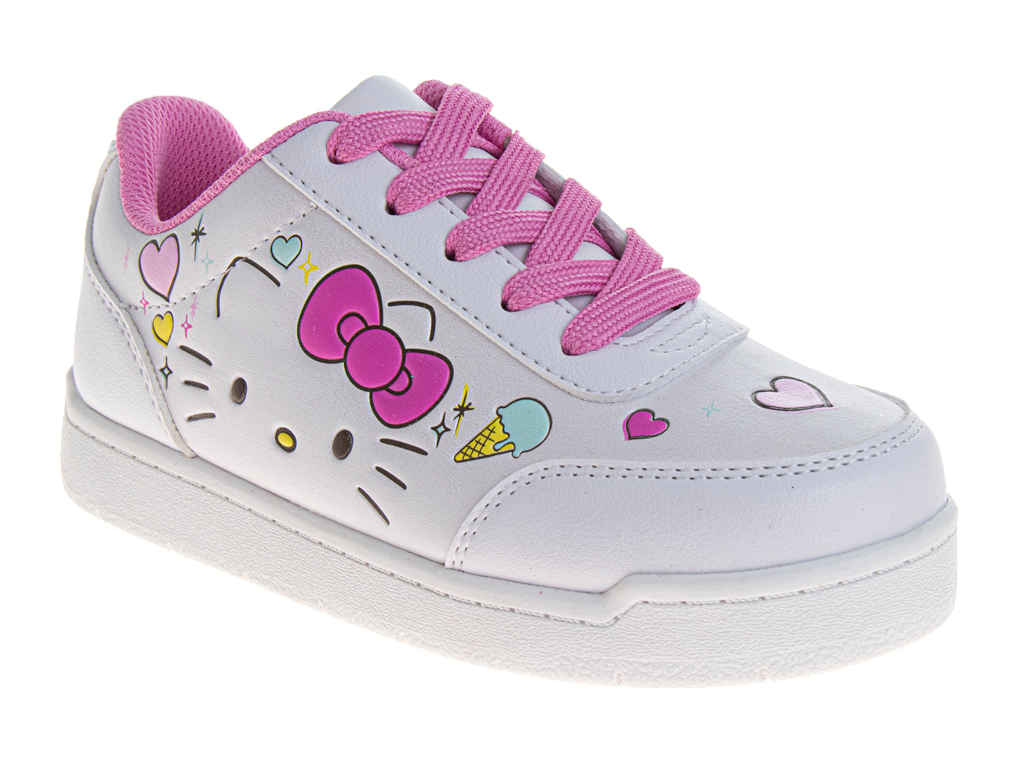 Sanrio Hello Kitty Sneakers for Girls  Colorful Official Casual Comfort Shoes (Toddler / Little Kid)