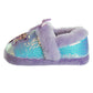 Disney Frozen Girls Slippers - Elsa and Anna Plush Lightweight Warm Comfort Soft Aline House Shoes - Purple (sizes 5-12 Toddler)