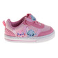 Disney Stitch Design Sneakers Girls  Adorable Cute Alien Casual Style Easy On/Off Durable Tread (Toddler / Big Kid)