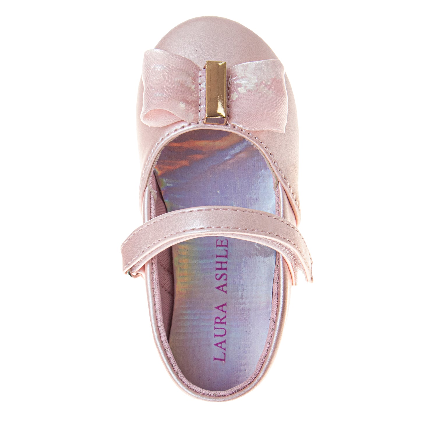 Laura Ashley Dress Flat Shoes Girls'  Elegant Stylish Formal Wear Comfort Flat Everyday Dress Easy SlipOn (Little Kid / Big Kid)