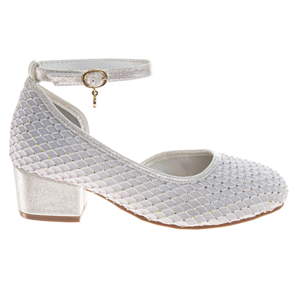 Badgley Mischka Dress Shoes Girls'  Elegant Sparkle Formal Occasion (Little Kid / Big Kid)