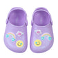 Sweethearts Candy & Rainbow Design Clogs Girls  Cheerful Easy SlipOn Lightweight Water Friendly Adorable Comfort (Toddler)