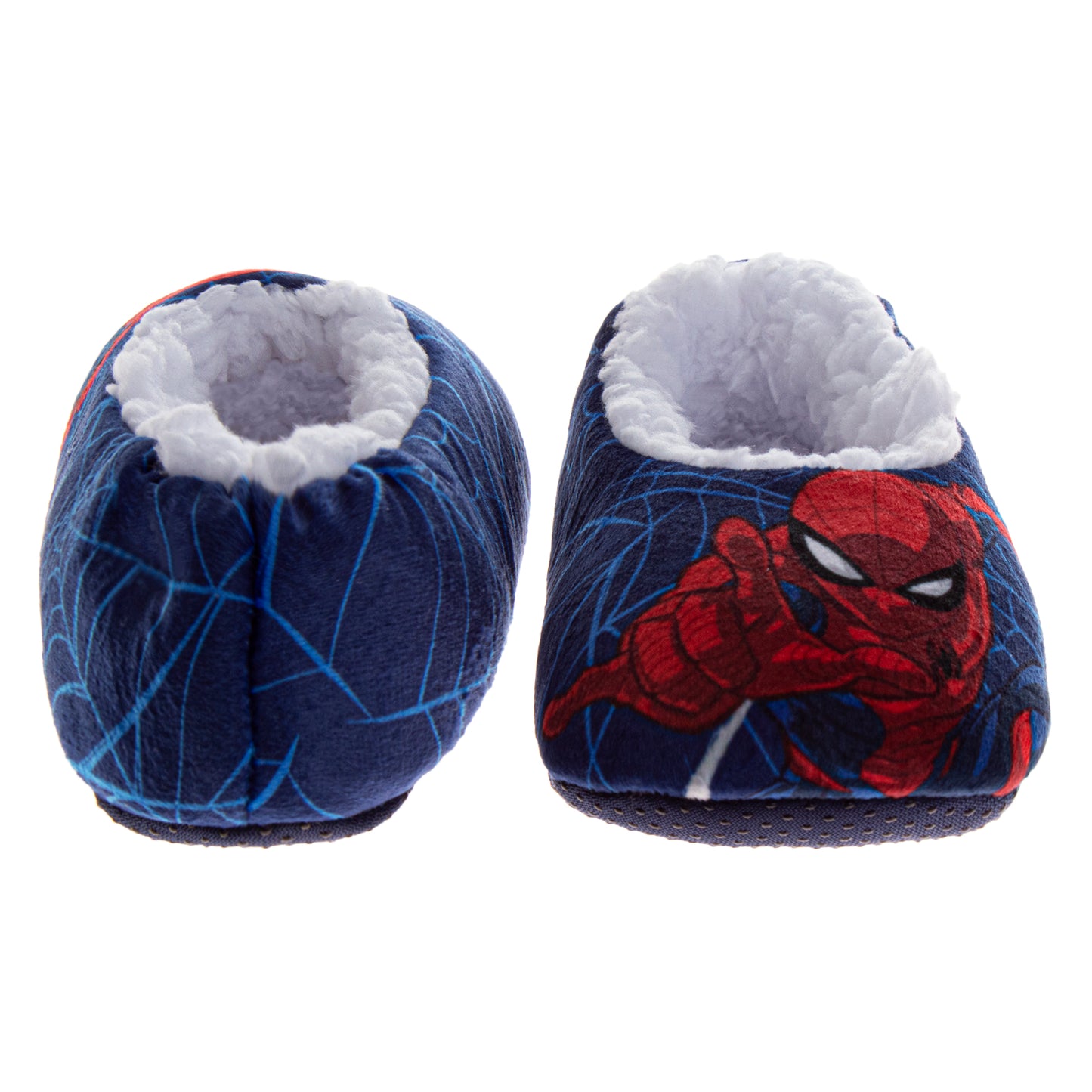 Marvel SpiderMan Slippers for Boys  Cozy Padded Home Use Soft NonSlip (Toddler / Little Kid)