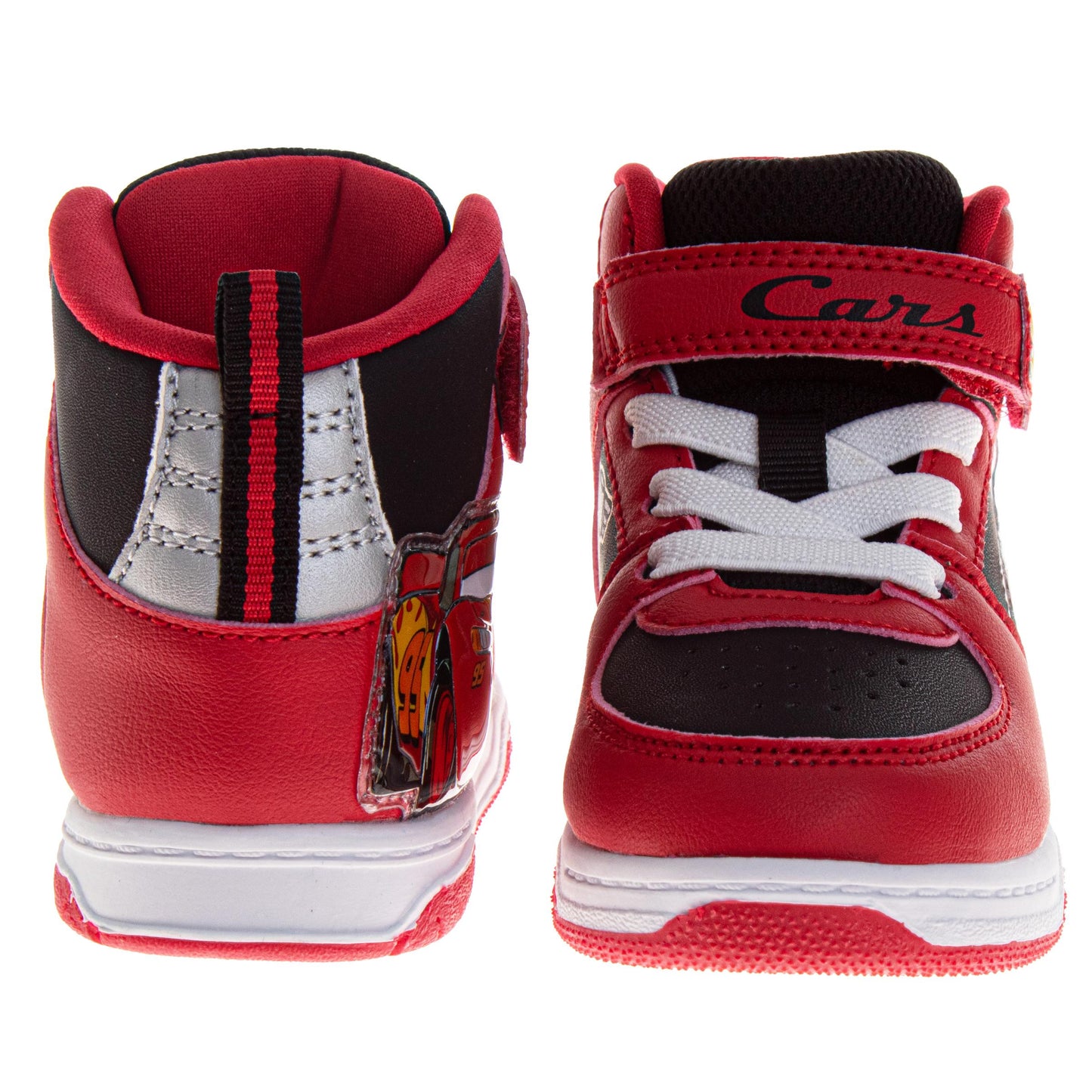 Cars Boys High Top Sneakers Hook and Loop with Lace-Up (Little Kid)