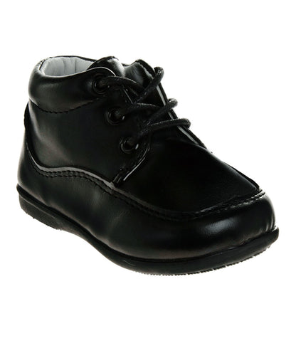 Josmo LaceUp Walking Dress Shoes Boys'  Soft Sole First Steps Formal Wear Comfort Fit Durable (Infant / Toddler)