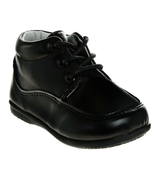 Josmo LaceUp Walking Dress Shoes Boys'  Soft Sole First Steps Formal Wear Comfort Fit Durable (Infant / Toddler)