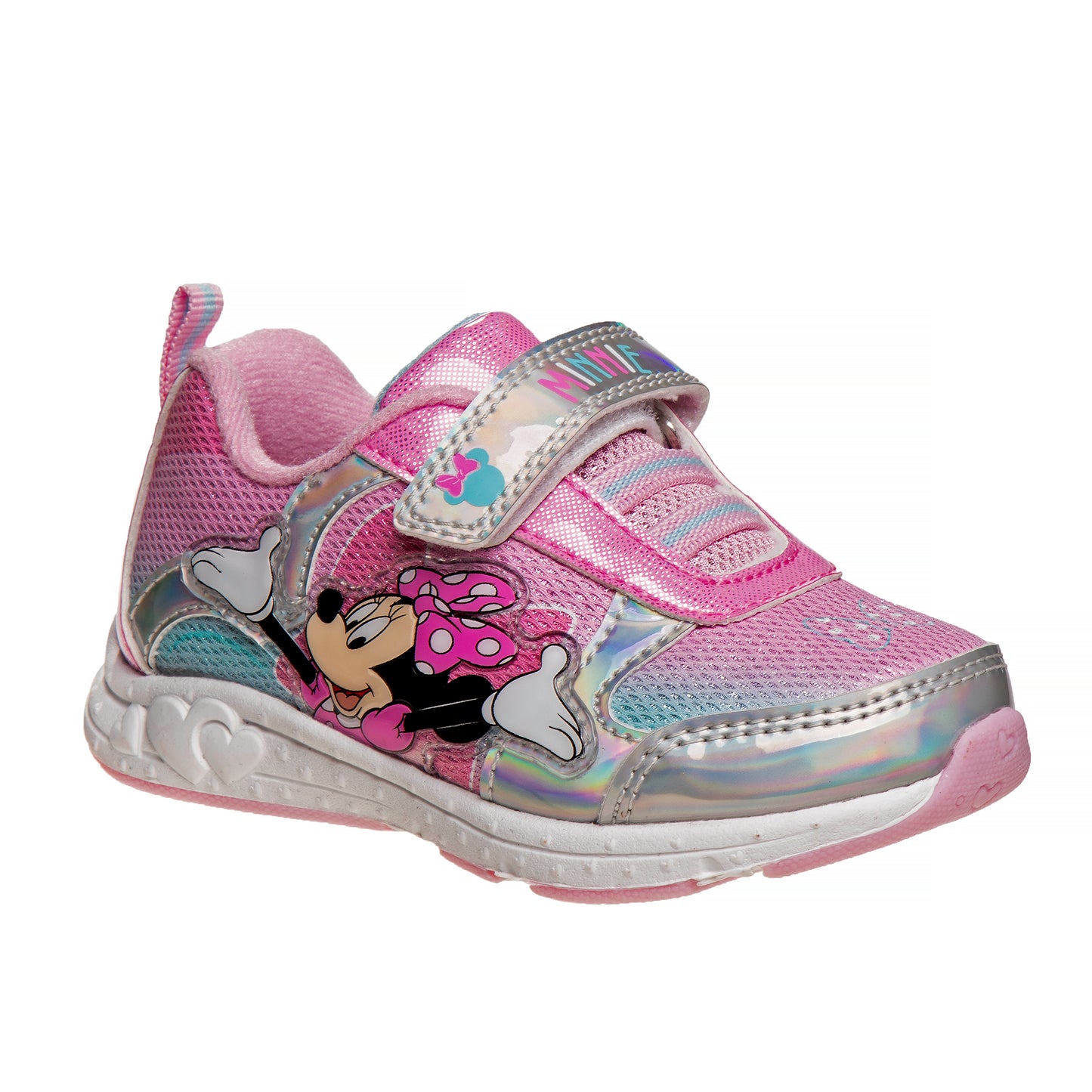 Disney Minnie Mouse Girls' Light Up Sneakers (Toddlers)