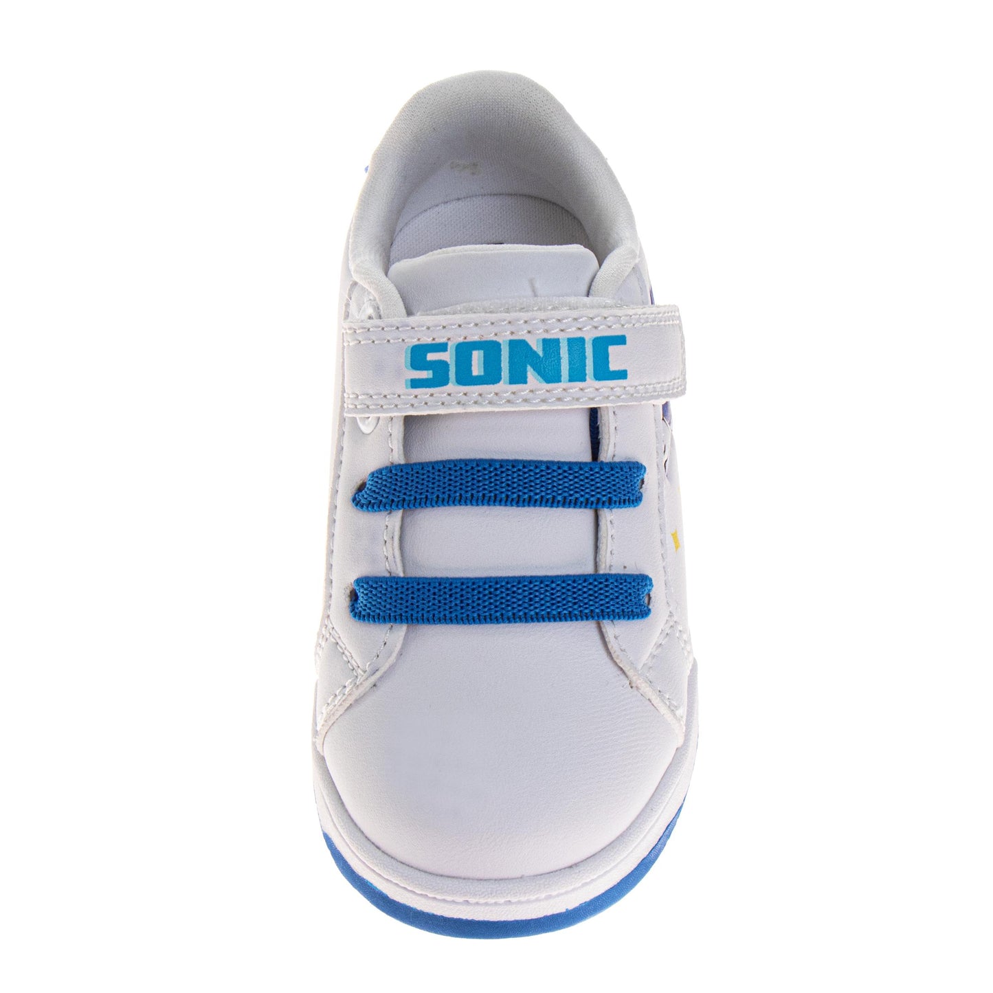 Sonic the Hedgehog Boys Court Sneakers with Hook and Loop Closure (Little Kid)