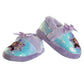 Disney Frozen Girls Slippers - Elsa and Anna Plush Lightweight Warm Comfort Soft Aline House Shoes - Purple (sizes 5-12 Toddler)