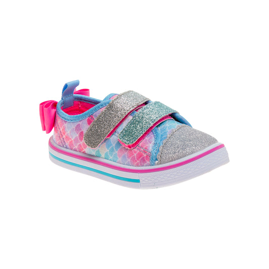 Laura Ashley Toddler Girls' Canvas Sneakers  Stylish and Comfortable Footwear (Toddler)