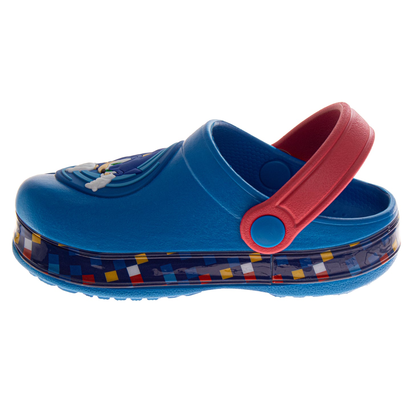 SEGA Sonic the Hedgehog Boys Slip-On Clogs with Back Strap (Toddler)