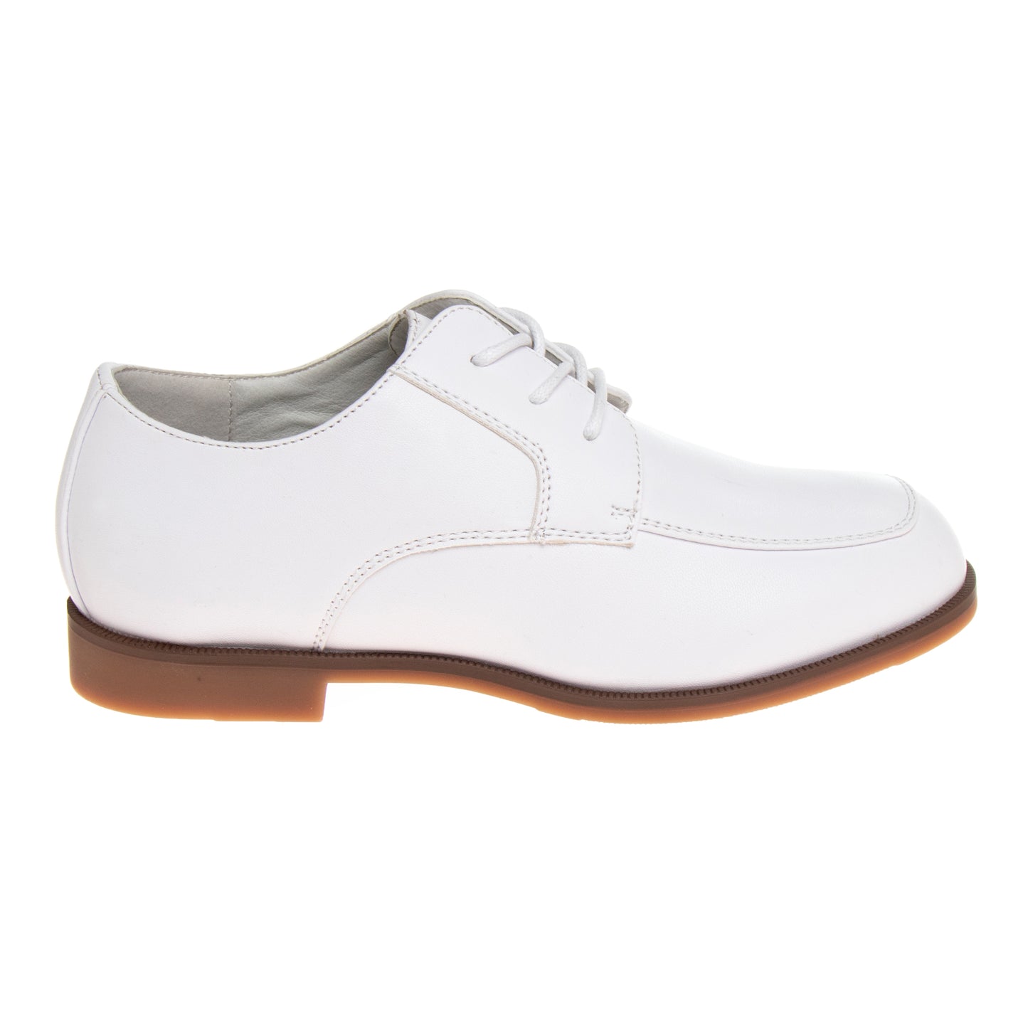 Josmo White Classic Dress Shoes Boys'  LaceUp Formal Wear Stylish Elegant Comfort Fit (Little Kid)