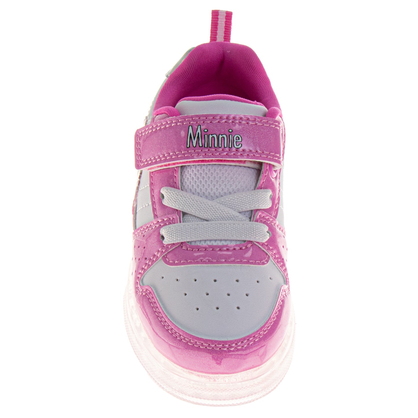 Disney Minnie Mouse Sneakers Girls  Polka Dot Casual Everyday Play Hook and Loop Durable (Toddler / Little Kid)