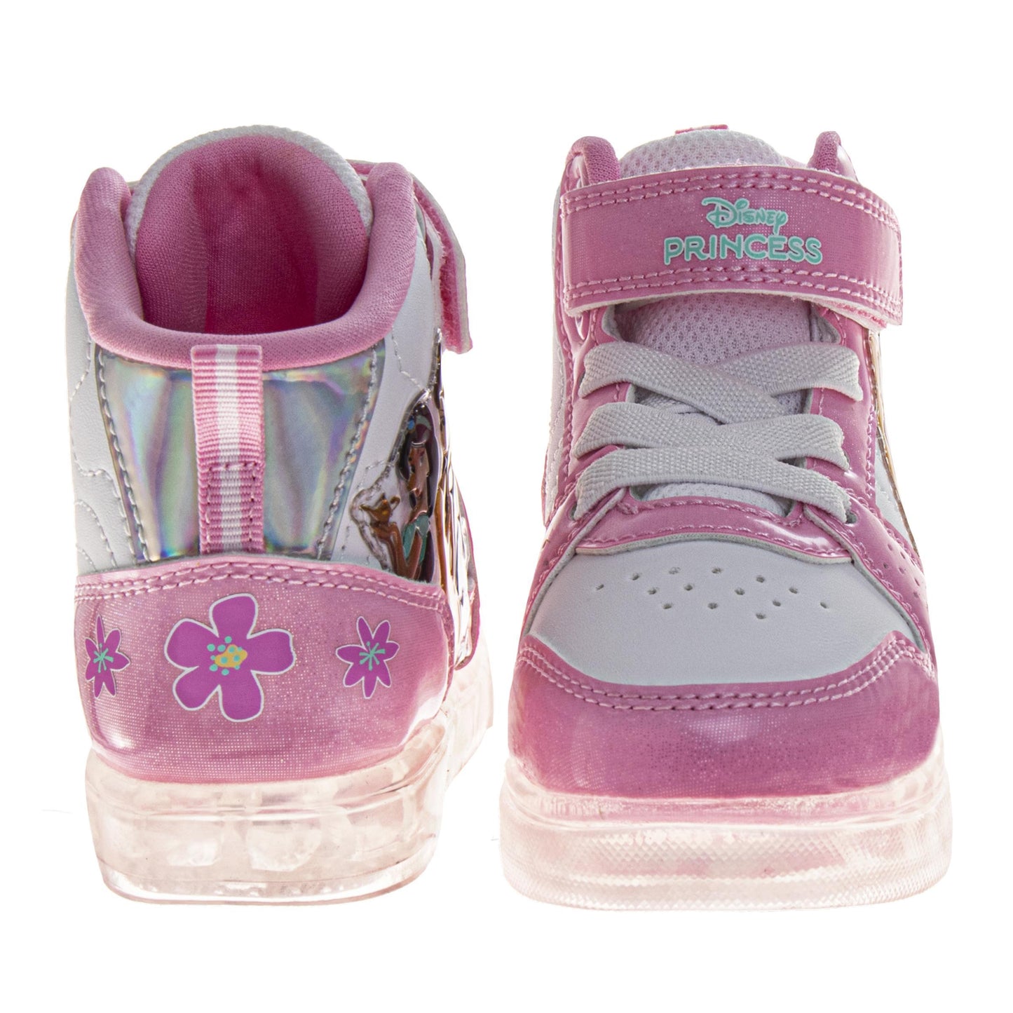 Disney Princess Belle, Cinderella, Jasmine Design Slip on Canvas Girls Casual Easy Wear Everyday Comfortable (Toddler / Little Kid)