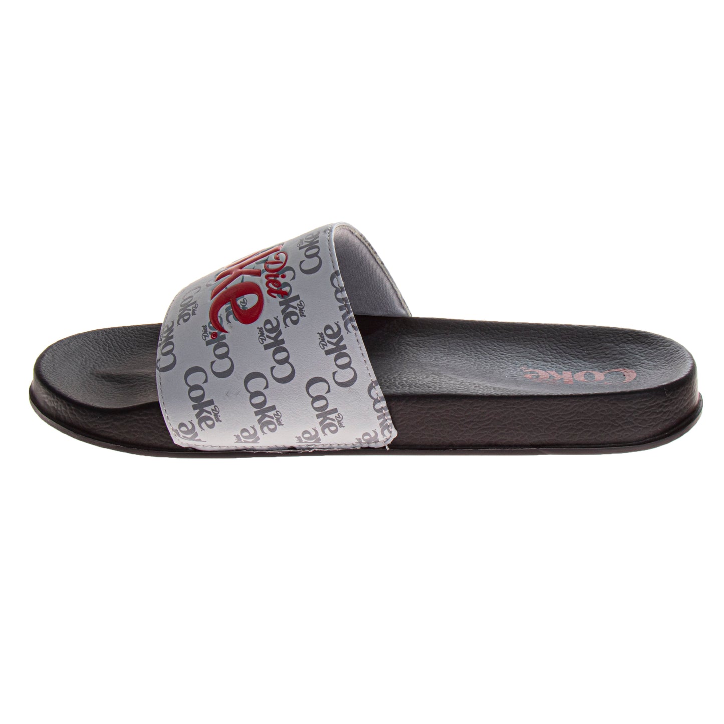 CocaCola COKE Logo Casual Slides for Men  QuickDry Comfortable Beach Pool Athletic Sandals (Adult)