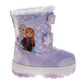 Disney Frozen Elsa and Anna Design Snow Boots Girls  Warm Lined Water Resistant Winter Ready Glitter Detail Toggle Closure (Toddler / Little Kid)