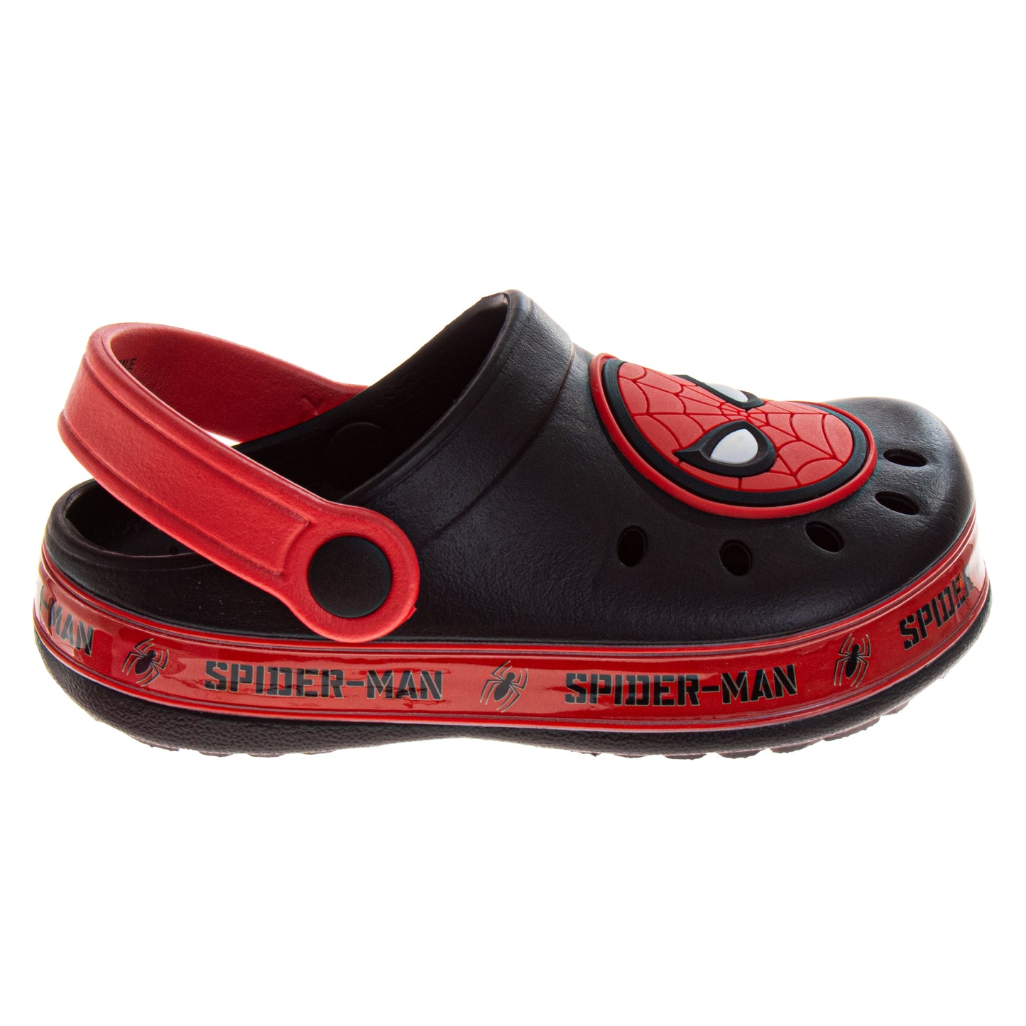 Marvel Spider-Man Boys Slip-On Clogs with Back Strap (Toddler)