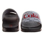 CocaCola COKE Logo Casual Slides for Men  QuickDry Comfortable Beach Pool Athletic Sandals (Adult)